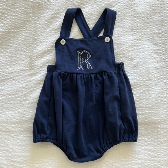 Cecil and Lou Other - “R” monogrammed 3T Unisex bubble